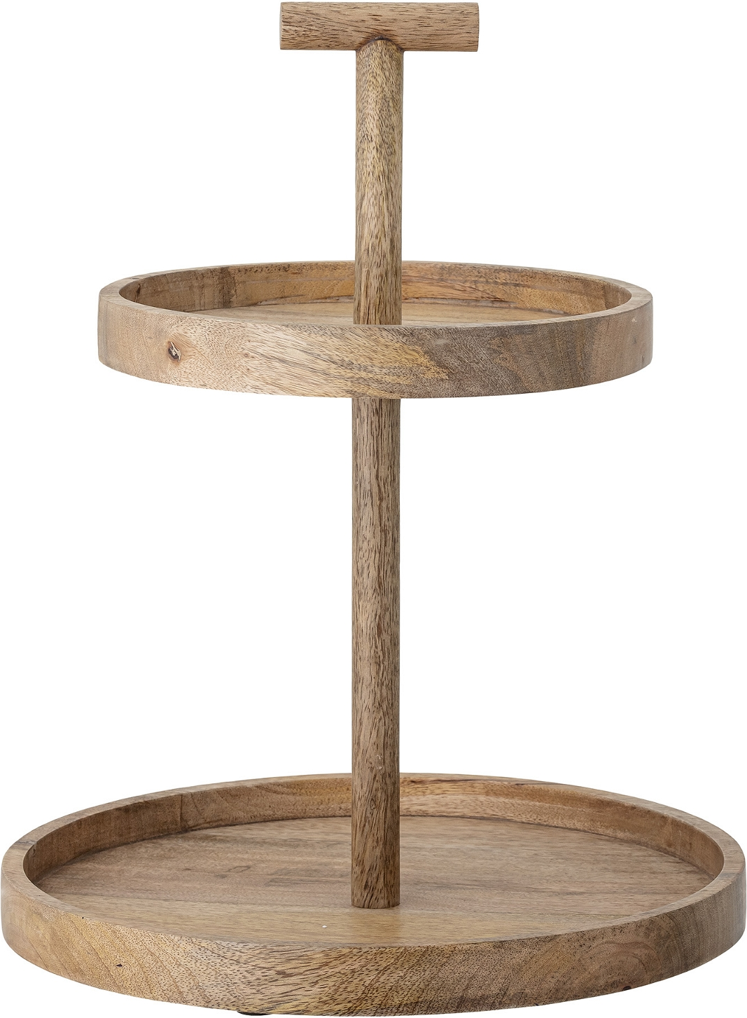 Elegant serveringsetagere i mangotræ fra Bloomingville