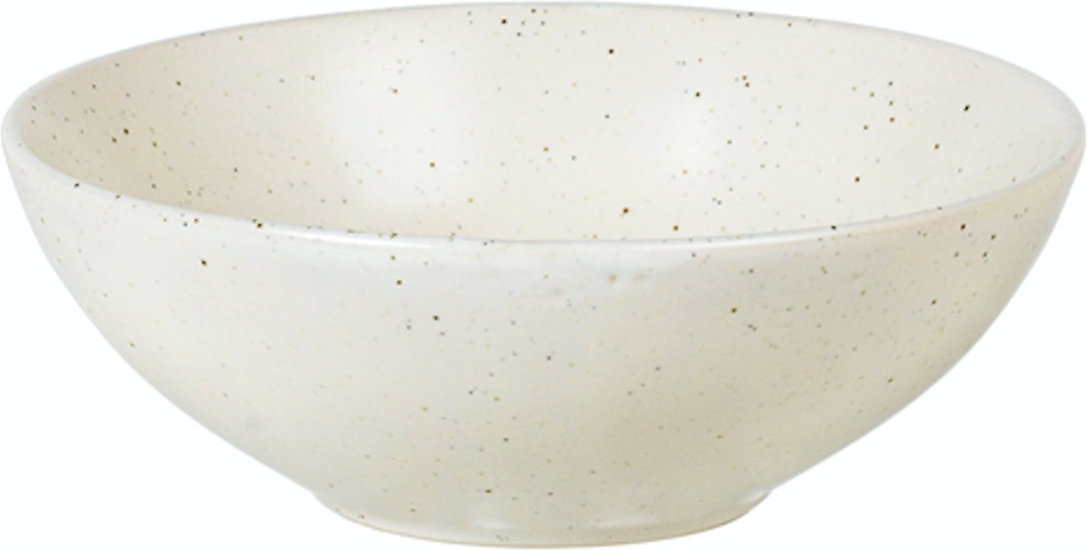 Serveringsskål Broste Copenhagen Nordic Vanilla Creme Stentøj ø17   H6 Cm