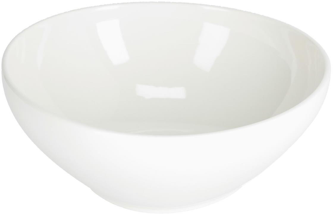 Serveringsskål Kave Home Pahi ø24xh9 Cm Hvid Porcelæn Moderne Nordisk Design Tåler Opvaskemaskine