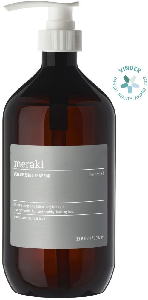 Volumenshampoo til fint hår - Meraki 1l med provitamin B5
