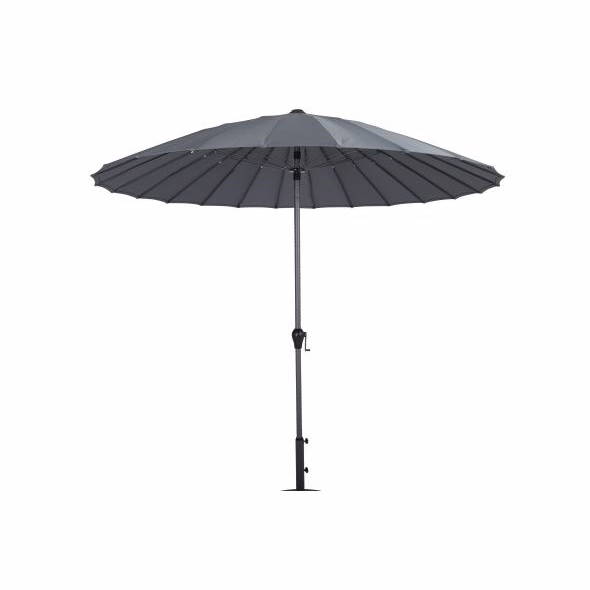 Shanghai Parasol Grå Havestole Strandstole Brafab Enggården Havemøbler