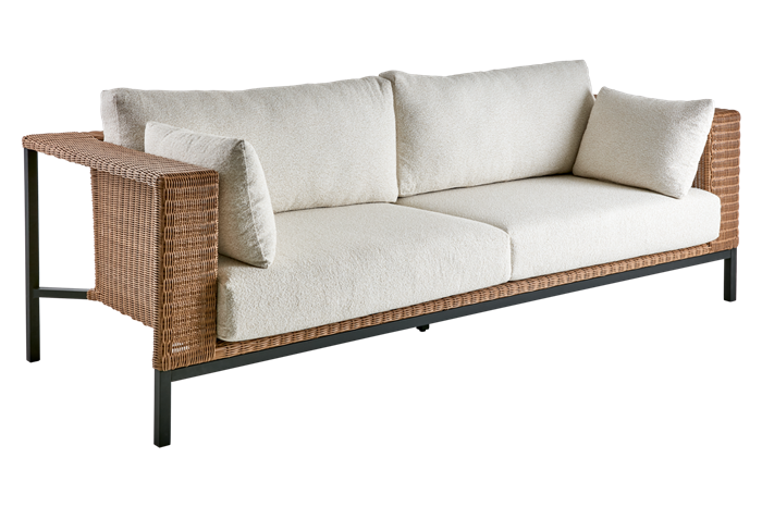 Shell Sofa Med Standard Hynder Loungemøbler Brafab Enggården Havemøbler