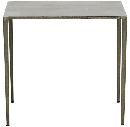 Side-  Hjørne- Og Bakkebord House Doctor Ranchi Jern Industrielt Design Nikkelfinish 45x50x50 Cm