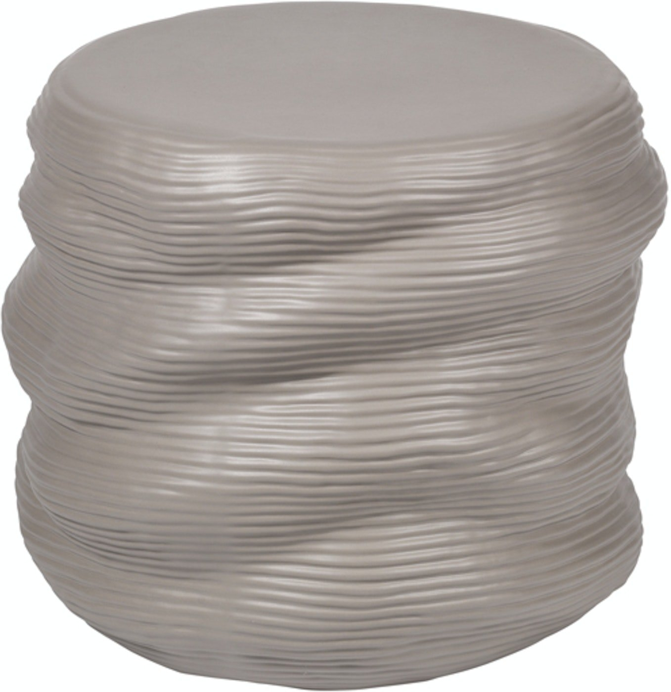 Elegant gråt stentøjs sidebord fra Broste Copenhagen