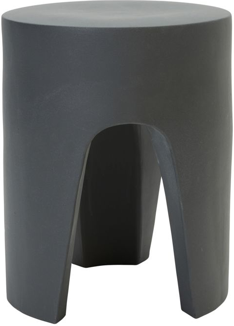 Sidebord Bynord Besshoei – Mørk Mat Lertøj Ø35 H45 cm