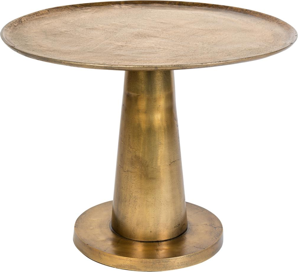 Elegant sidebord i aluminium fra Dutchbone - Mørk sand