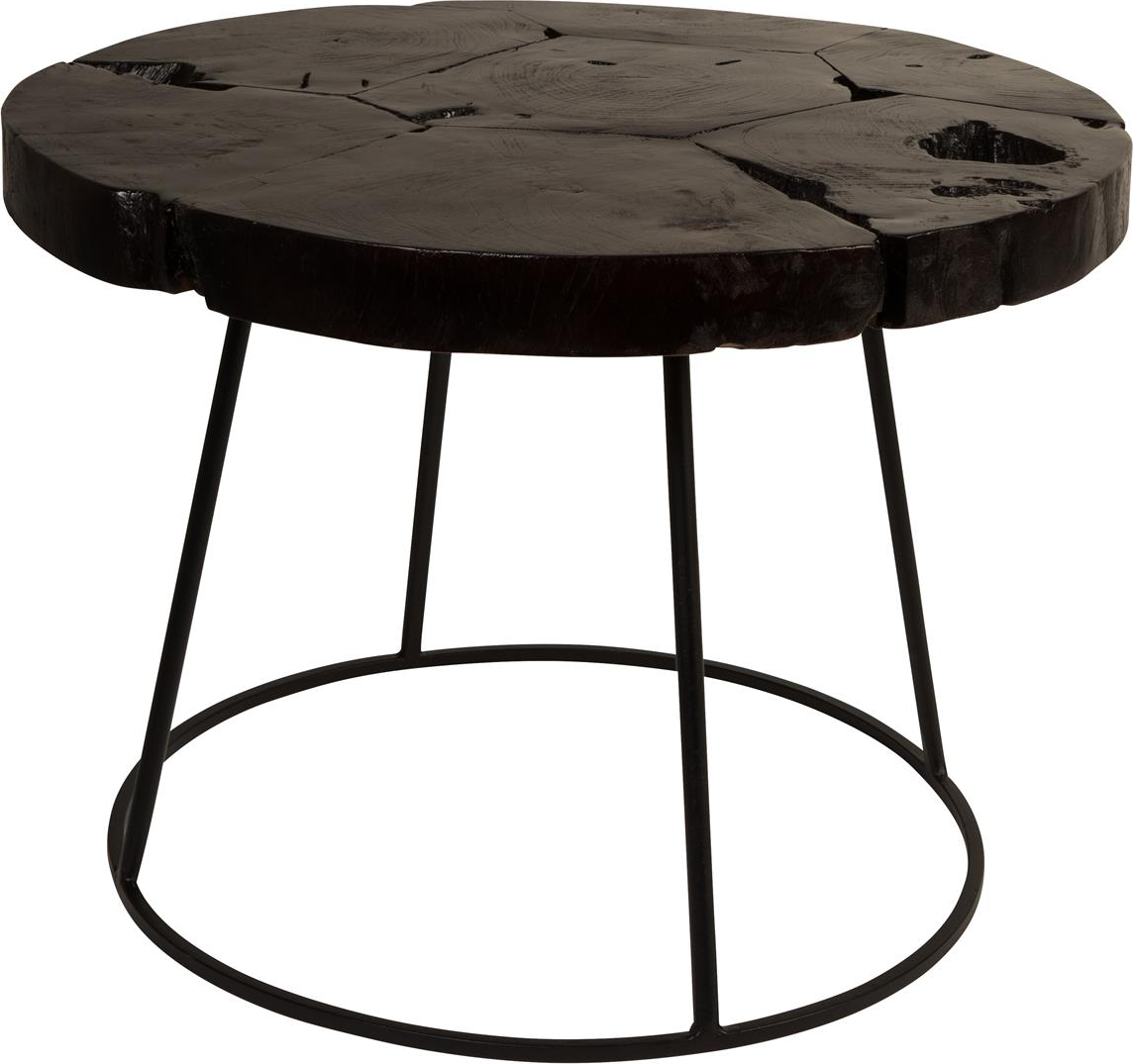 Sidebord Kraton fra Dutchbone - Antracit & Sort Jern