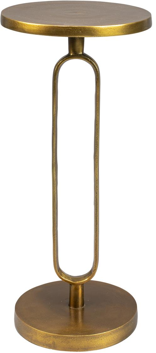 Elegant Sidebord Sandook fra Dutchbone - Brungrå med Guld