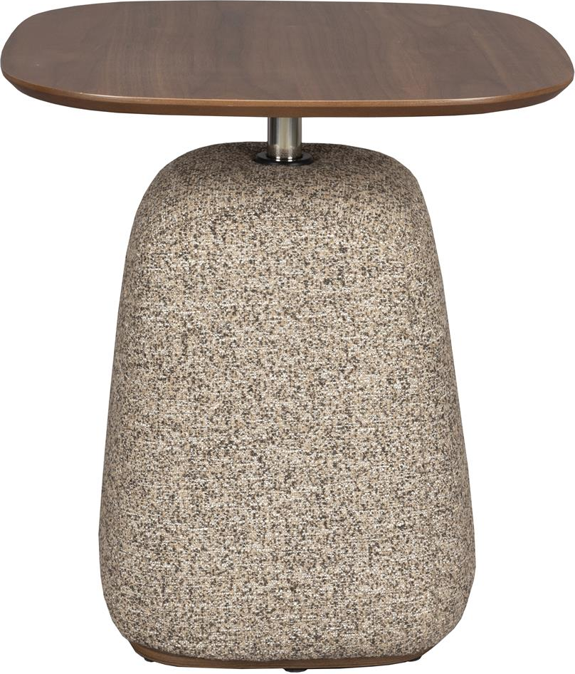 Stilfuldt Sidebord fra Dutchbone Shelly - Stengrå MDF & Stål