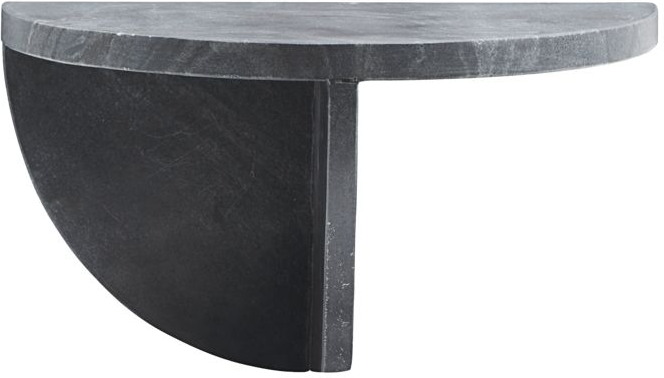 Marmorbord Mega i Messing – Mørkegrå Elegance Sidebord