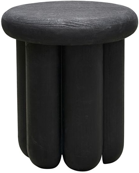 Elegant Sort Bejdset Mangotræ Sidebord – Phant Model