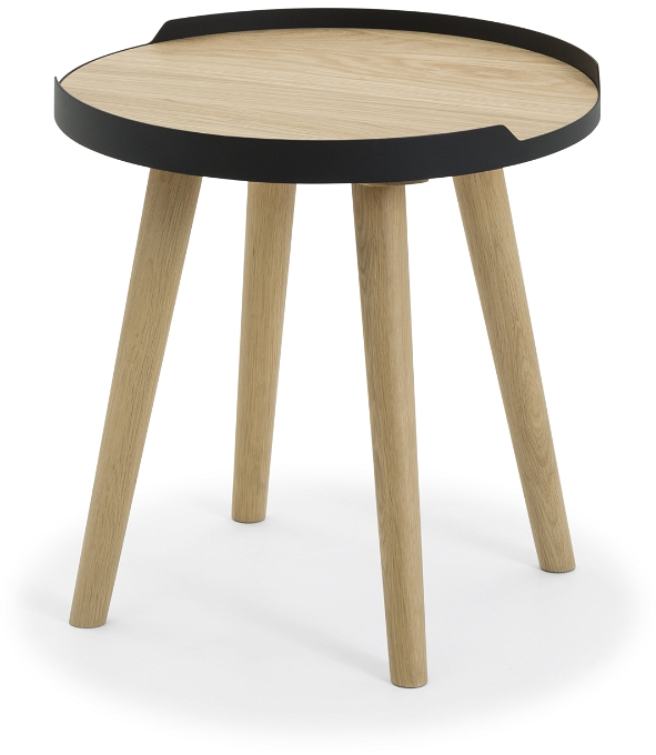 Elegant sidebord Hasseris fra Nielsen Design - Ø47 cm