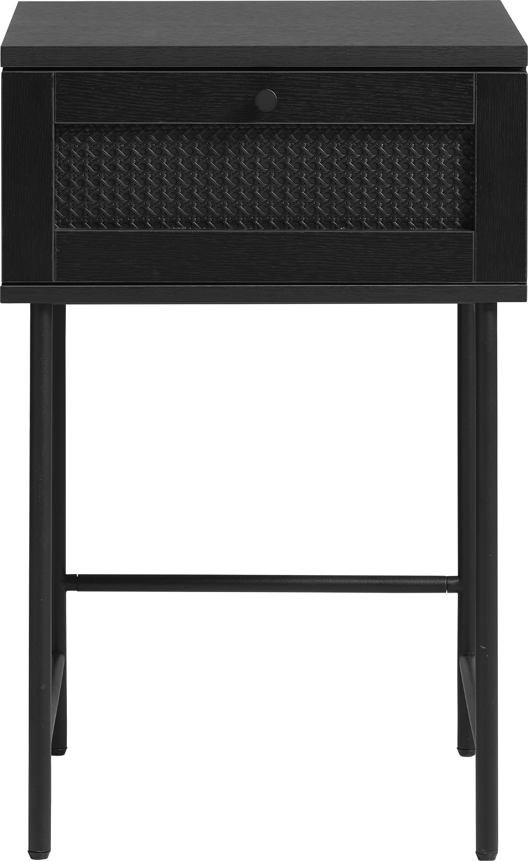 Sidebord Nordique Design Pensacola   Sort Retro-stil  45x45x70 Cm