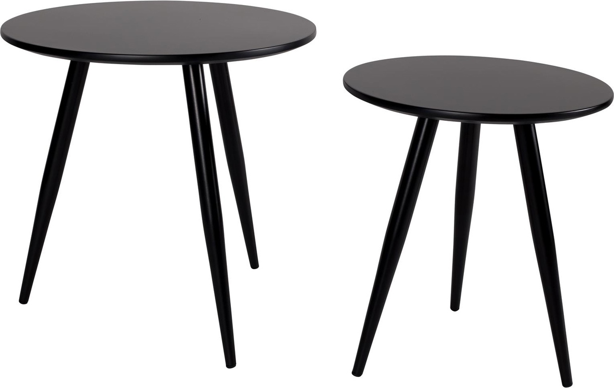Elegant Daven Sidebord i Antracit med Metalbund