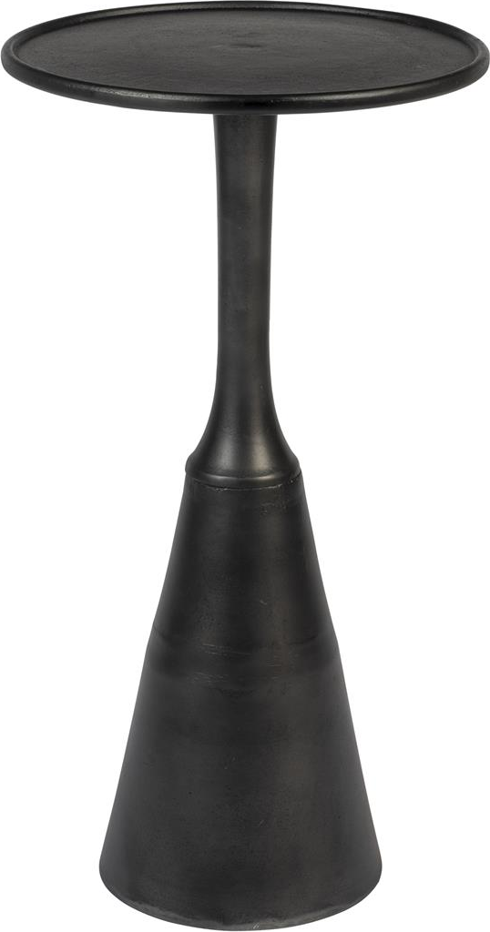 Elegant Noah sidebord i askegrå aluminium - 35 cm