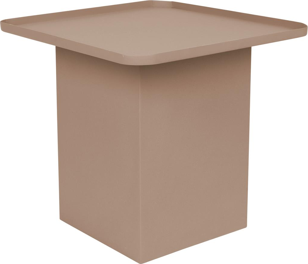 Sidebord Småbord Studio White Sverre 44ã 44ã 40 Cm Stengrå Belagt Metal