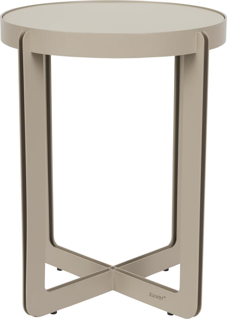 Elegant Rundt Sidebord i Stenlysgrå fra Zuiver