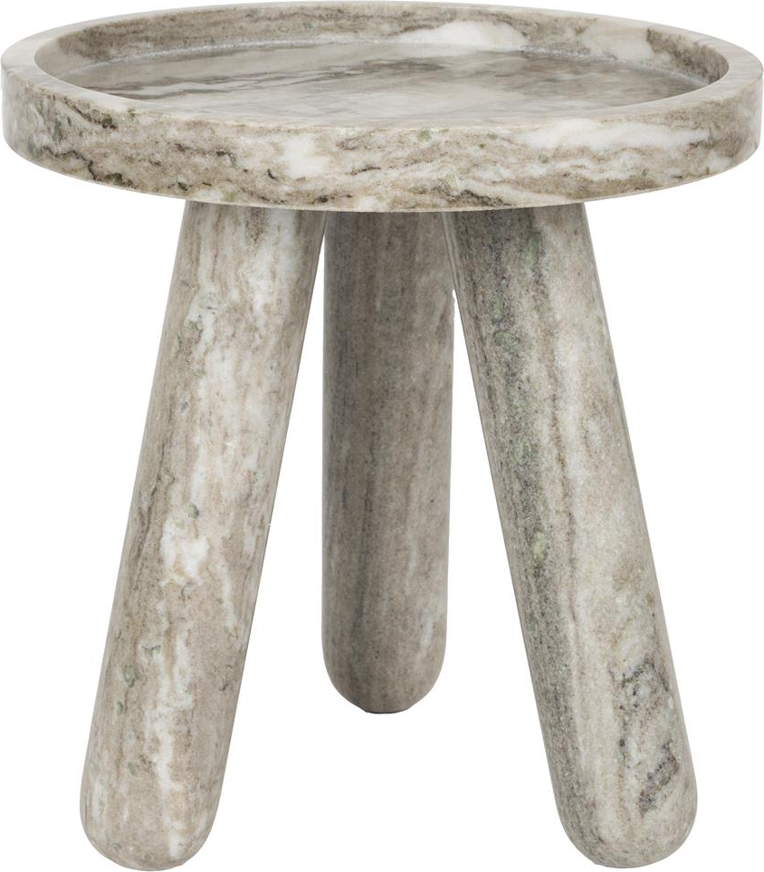 Elegant Zuiver Cosmopolitan Sidebord i Stenlysgrå Marmor