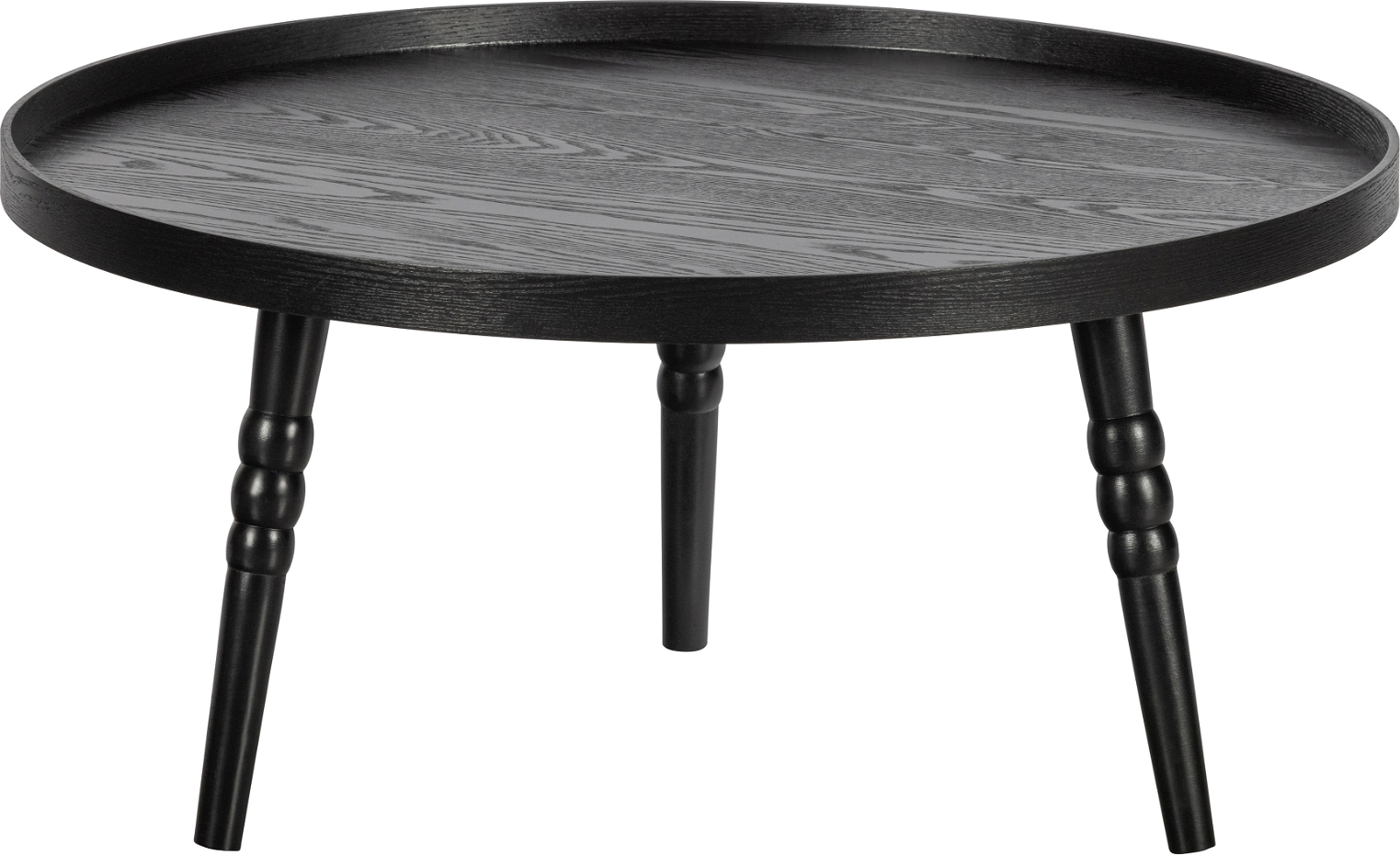 Elegant Ponto Sidebord i Mat Sort - Woood Exclusive