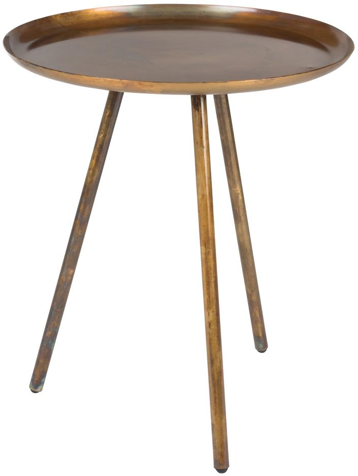 Sidebord Studio White Frost - Elegant i Brungrå Metal