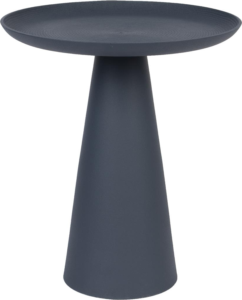 Sidebord Ringar i Askegrå Metal - Rundt Design til Stuen