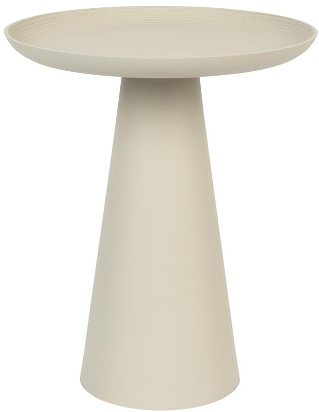 Elegant lysgrå Ringar sidebord fra Studio White