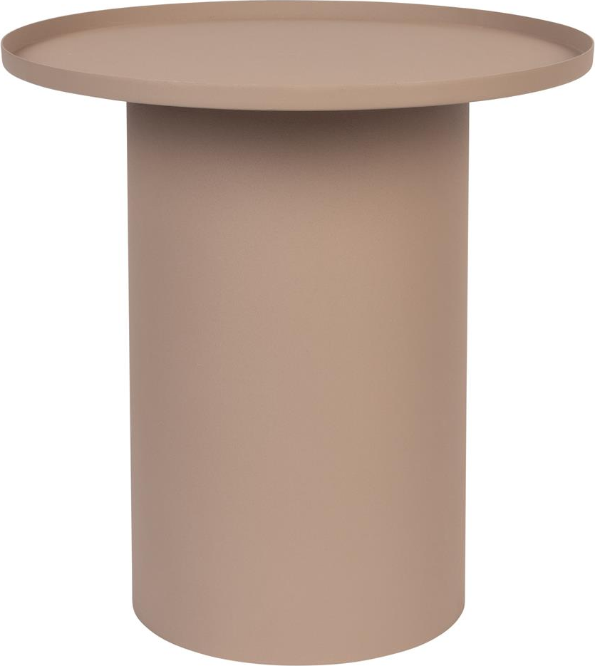 Elegant Stengrå Sidebord med Lyserød Bund - Sverre Design