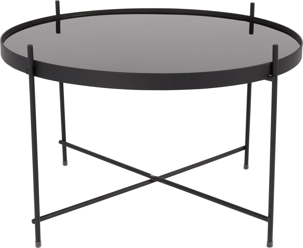 Elegant sidebord Zuiver Cupid i stengrå glas - Moderne design