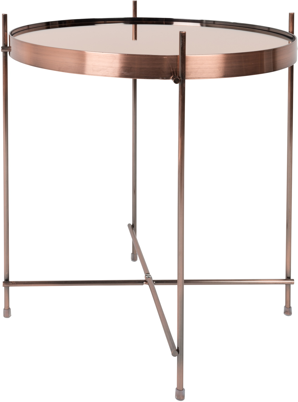 Elegant Zuiver Cupid Sidebord med Stengrå Glasplade