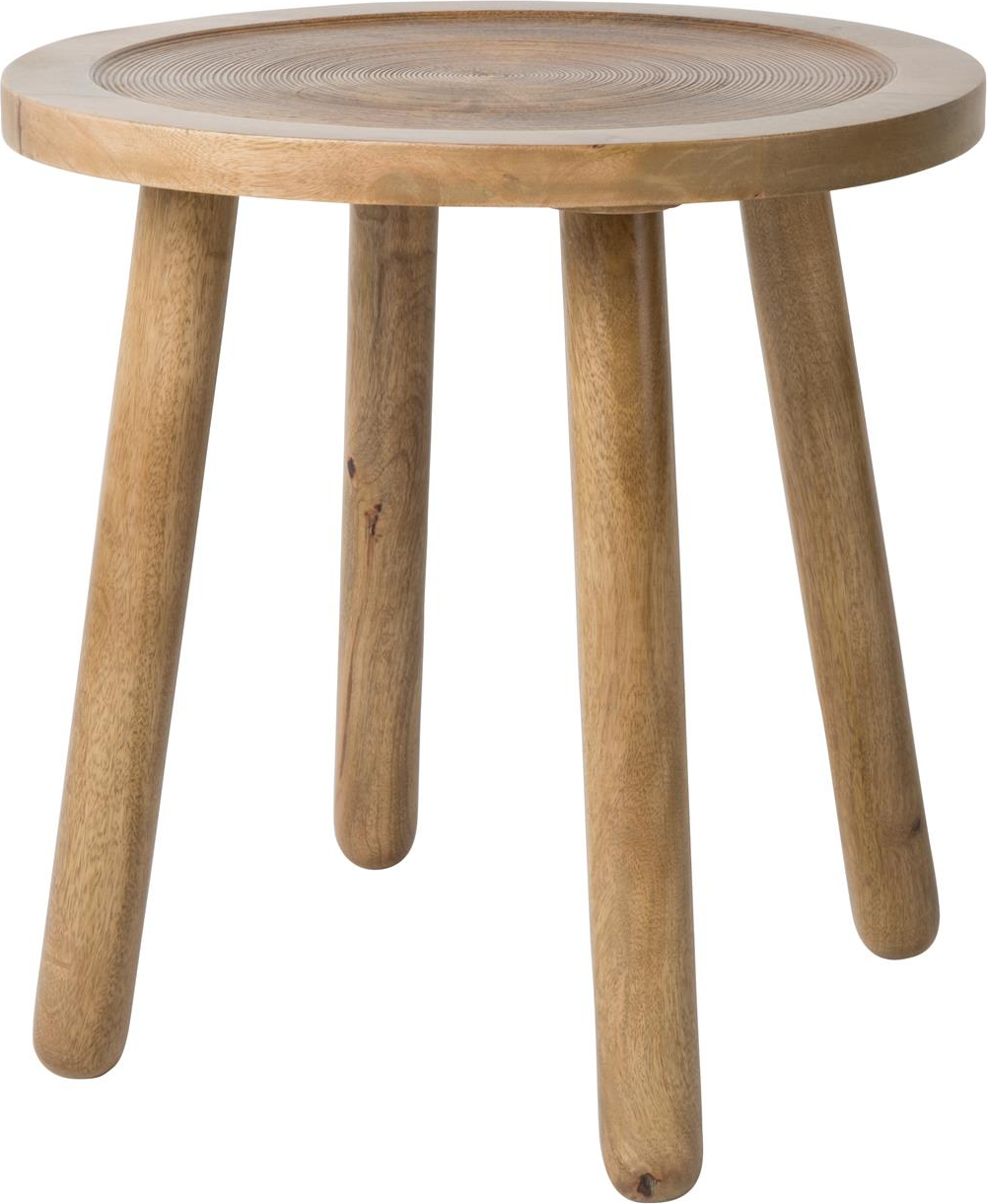 Sidebord Zuiver Dendron i Nougat Mangotræ - H45 cm