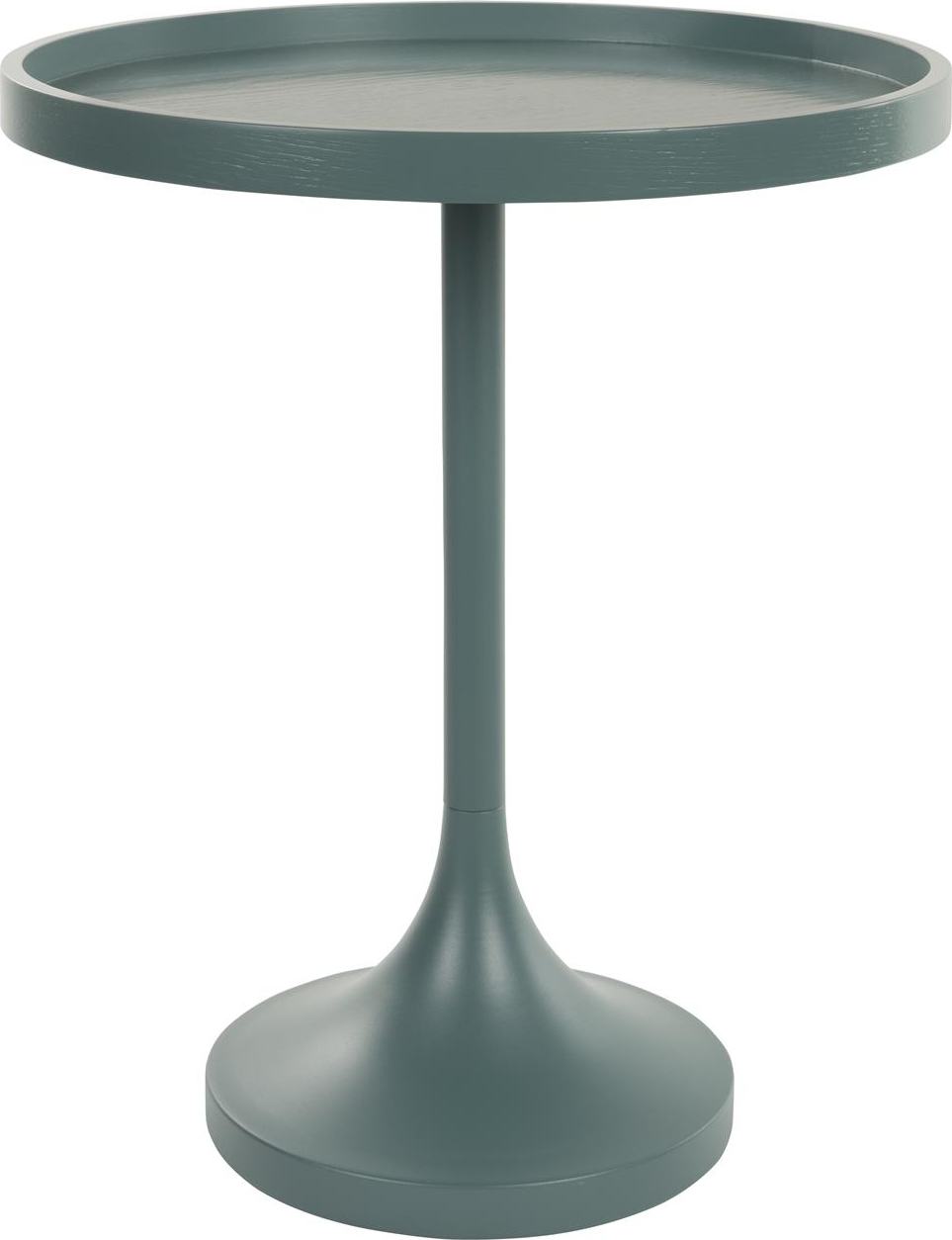 Sidebord Zuiver Jason Blygrå Stål ø46   H56 Cm   Lille Stuebord Og Lampebord