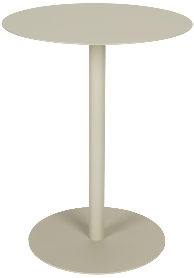 Elegant Zuiver Snow Sidebord i Lysegrå Stål – Vejrbestandigt