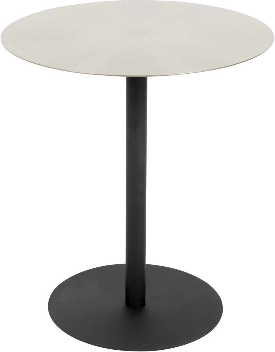 Sidebord Zuiver Snow ø40   H45 Cm Stål Sølv