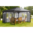 Sider Til Hov Pavillon 3x4 Beige Diverse Pavilloner Brafab Enggården Havemøbler