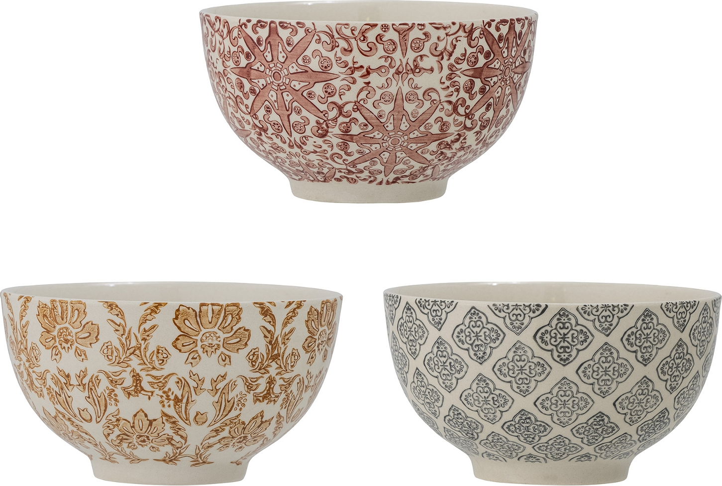 Elegant Brun Stentøj Skål fra Bloomingville - Genia Serie