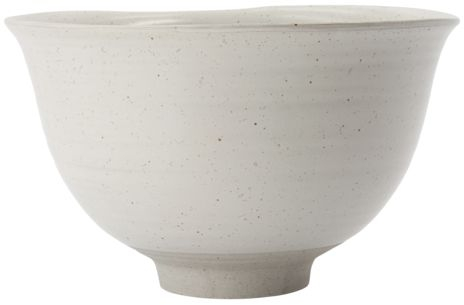 Skål House Doctor Pion Stentøj Grå Hvid ø19   Cm