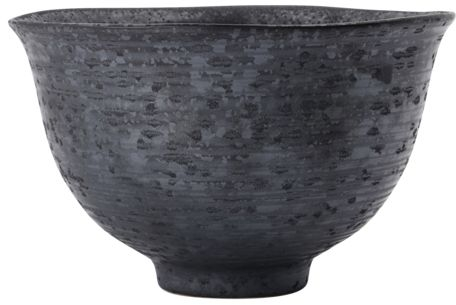 Skål House Doctor Pion Stentøj Mat Sort Brun ø19     H11   Cm