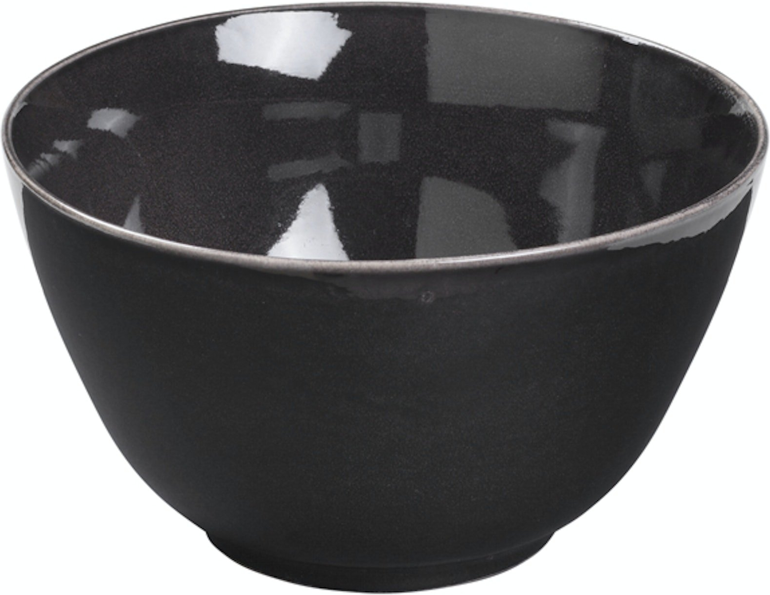Elegant stentøjsskål fra Broste Copenhagen - Nordic Coal Grå