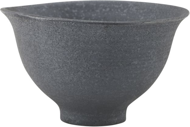 Skål Serveringsskål House Doctor Pion ø14   Cm Porcelæn Mat Sort Brun