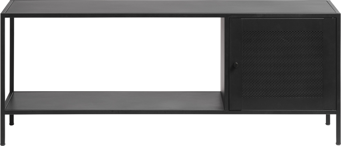 Skænk Nordique Design Malibu   Sort Metal H47xb120xd35 Cm