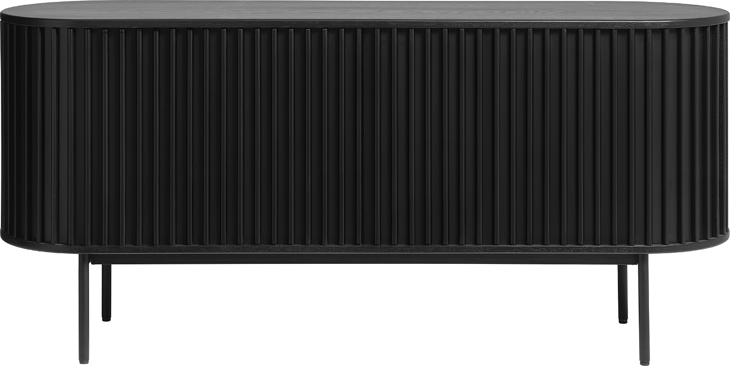 Skænk Nordique Design Siena Sort Egetræ 73x160x45 Cm