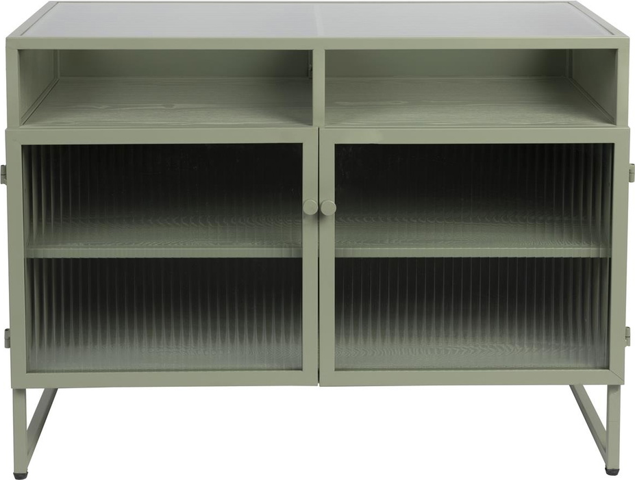 Skænk Studio White Herbe Askegrå Mdf Metal 58ã 80ã 38 Cm