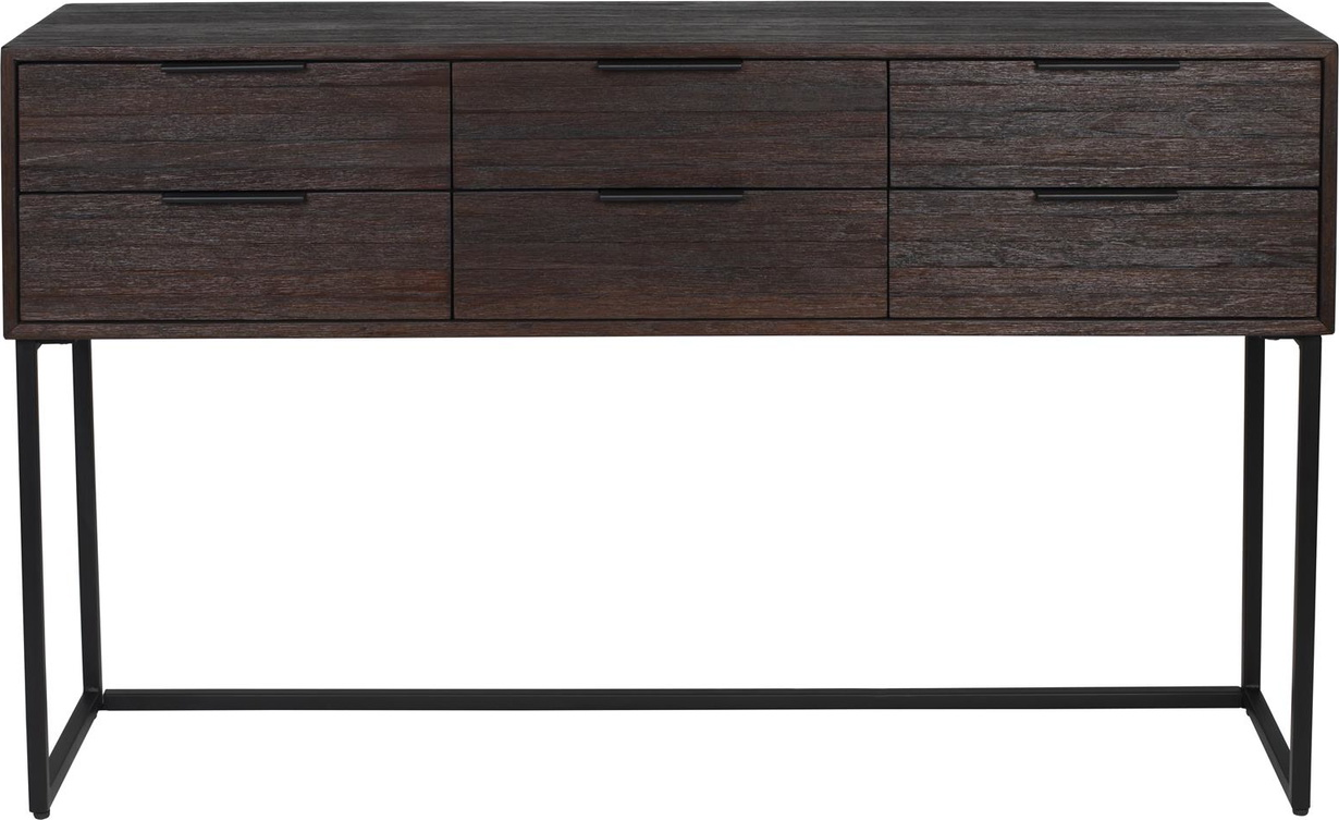 Skænk Studio White Webster   Genanvendt Teak Og Antracit H82xb135xd35 Cm Med   Skuffer