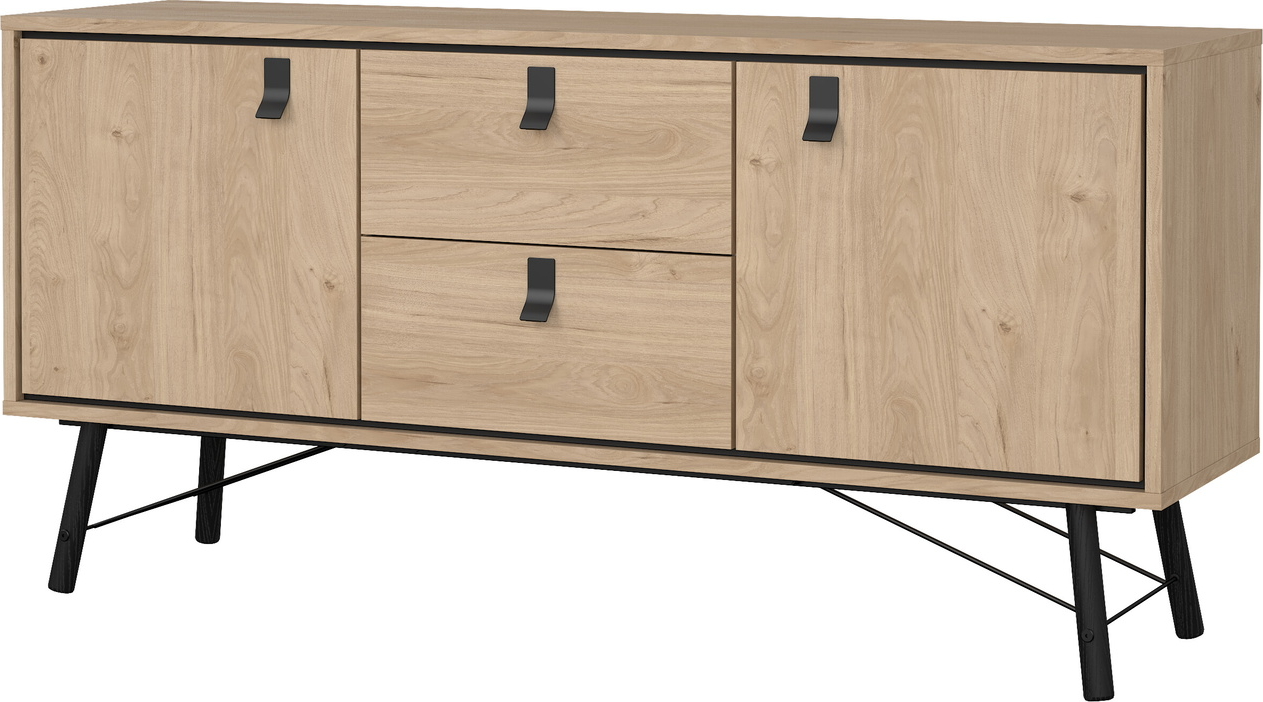 Skænk Vesterholm Askø   Jackson Hickory    Låger   Skuffer  Fsc-træ  H72   B150   D40 Cm
