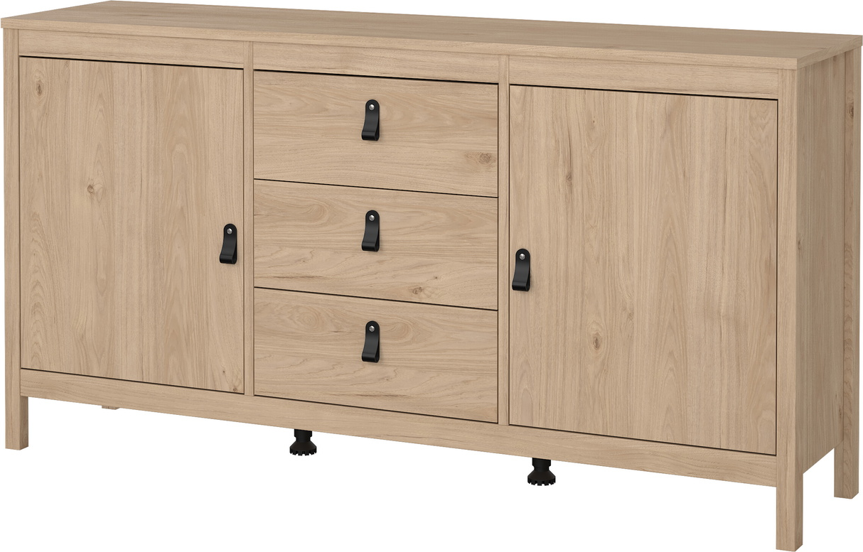 Skænk Vesterholm Lunor Jackson Hickory   Døre   Skuffer Fsc Dansk Design H79 7xb151 4xd38   Cm