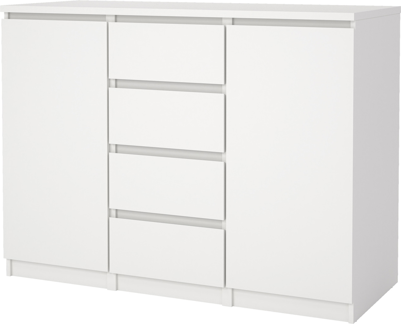 Skænk Vesterholm Naia  Hvid  H90 7ã B120 8ã D50 Cm    Låger     Skuffer  Fsccertificeret Dansk Design