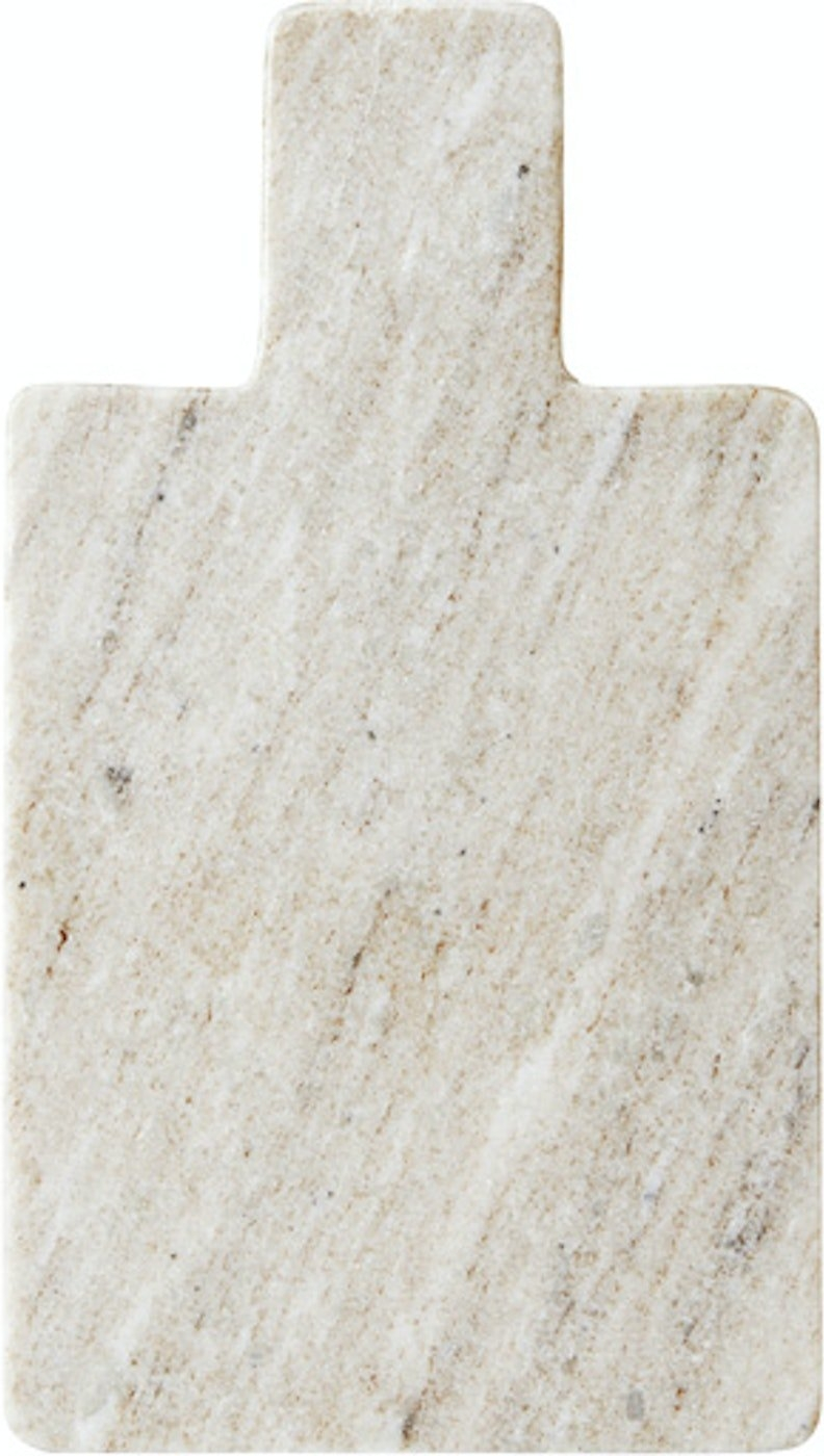 Elegant marmor skærebræt fra Broste Copenhagen - Brun 30 cm
