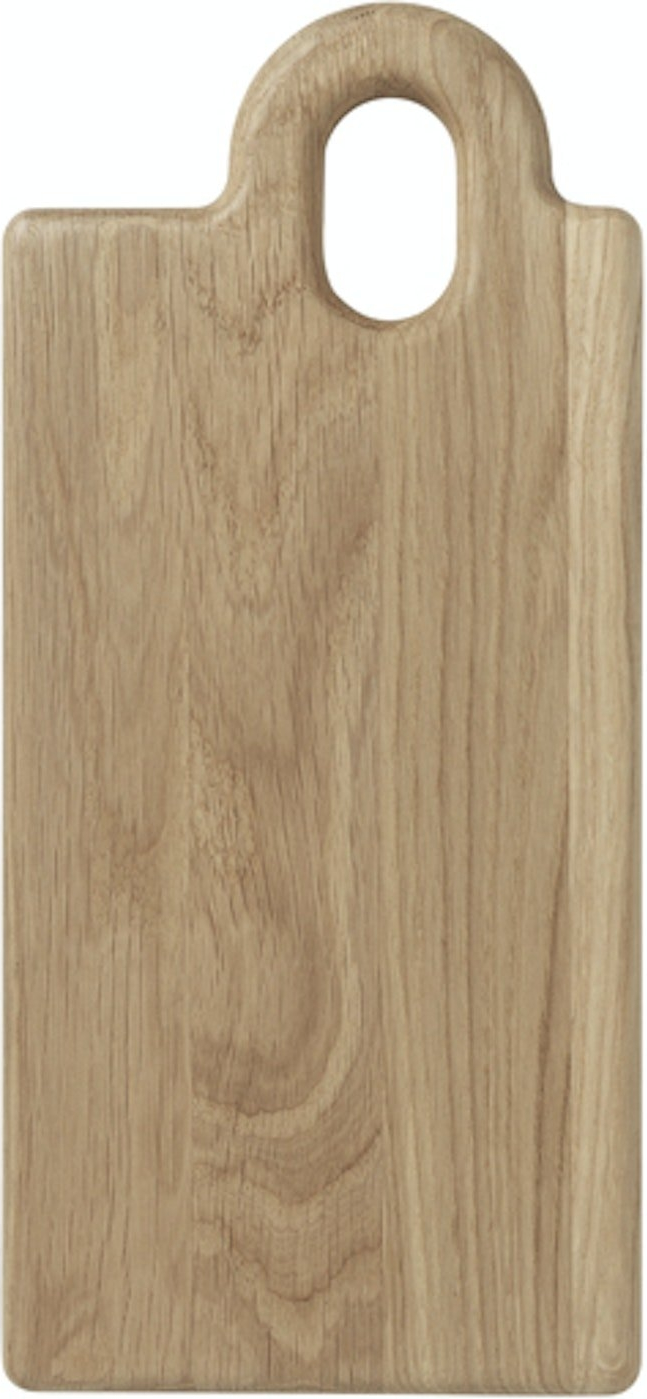 Elegant egetræ skærebræt fra Broste Copenhagen - Natur 30x14 cm
