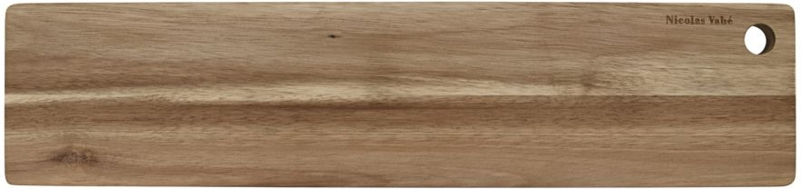 Skærebræt Nicolas Vahé Skærebræt   Akacietræ 60x14 Cm   Rustikt Serverings- Og Tapasbræt