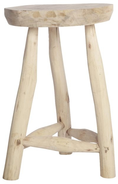 Skammel House Doctor Pure Nature Naturtræ ø31   H48 Cm Taburet